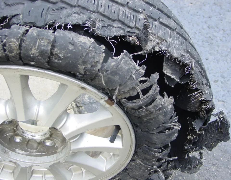 حماية اطار السيارة من الانفجار